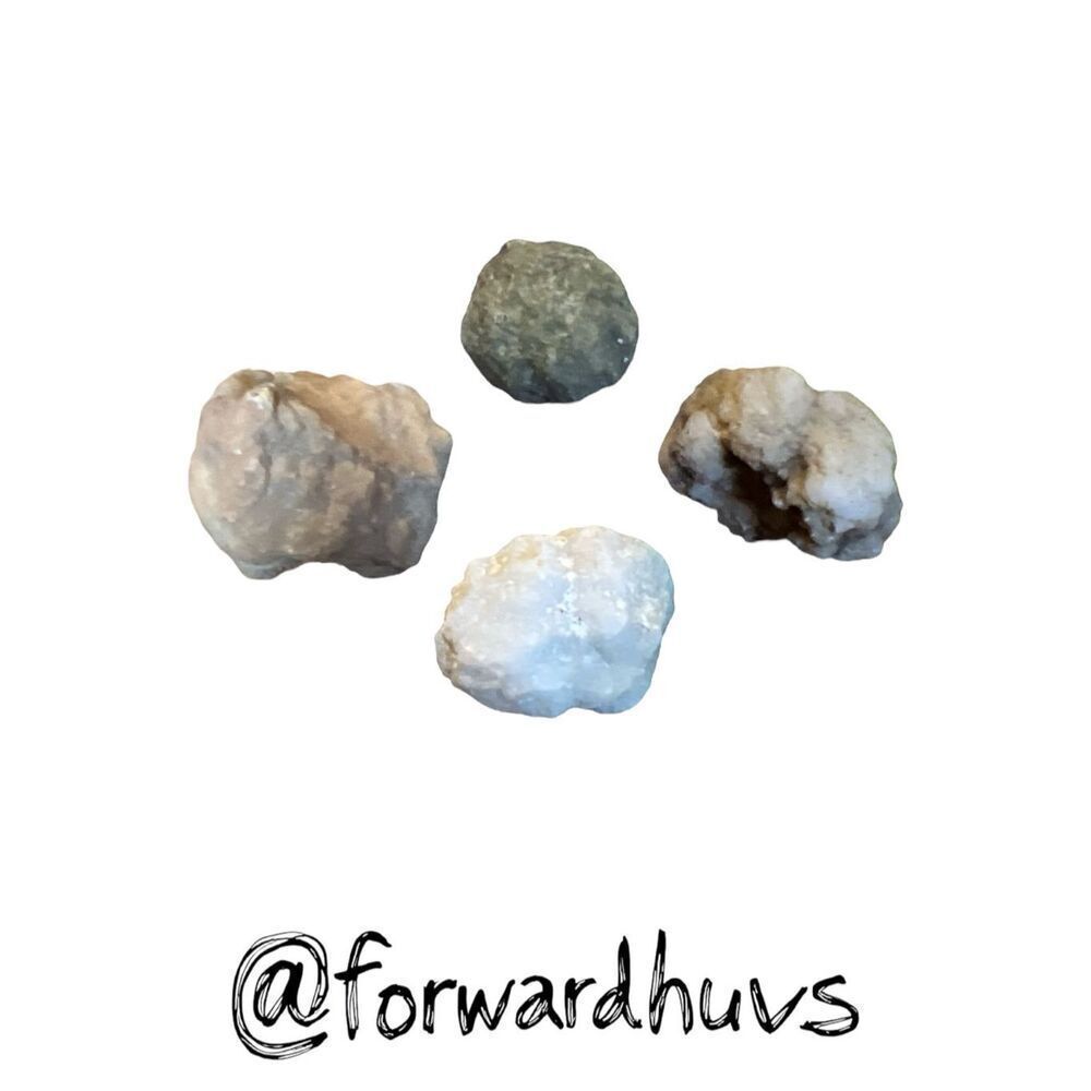 (4) Small Raw Tennessee Creek Geode - Break them Yourself